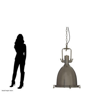 Lexington Large Gunmetal Pendant Light