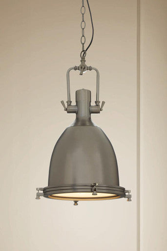 Lexington Large Gunmetal Pendant Light