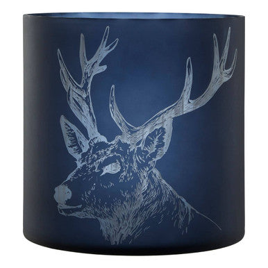 Large Blue Stag Candle Holder - Image 1