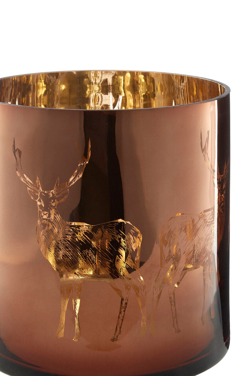 Medium Brown Stag Candle Holder - Image 8