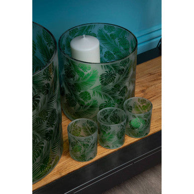 Botanical Medium Hurricane Candle Holder - Image 4