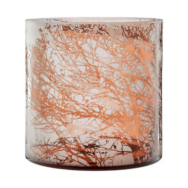 Branch Large Glass Hurricane Candle Holder - Image 1