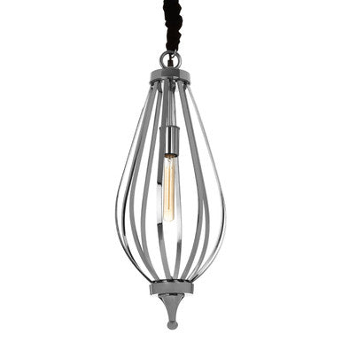 Callen Small Drop Shape Metal Pendant Light - Image 3