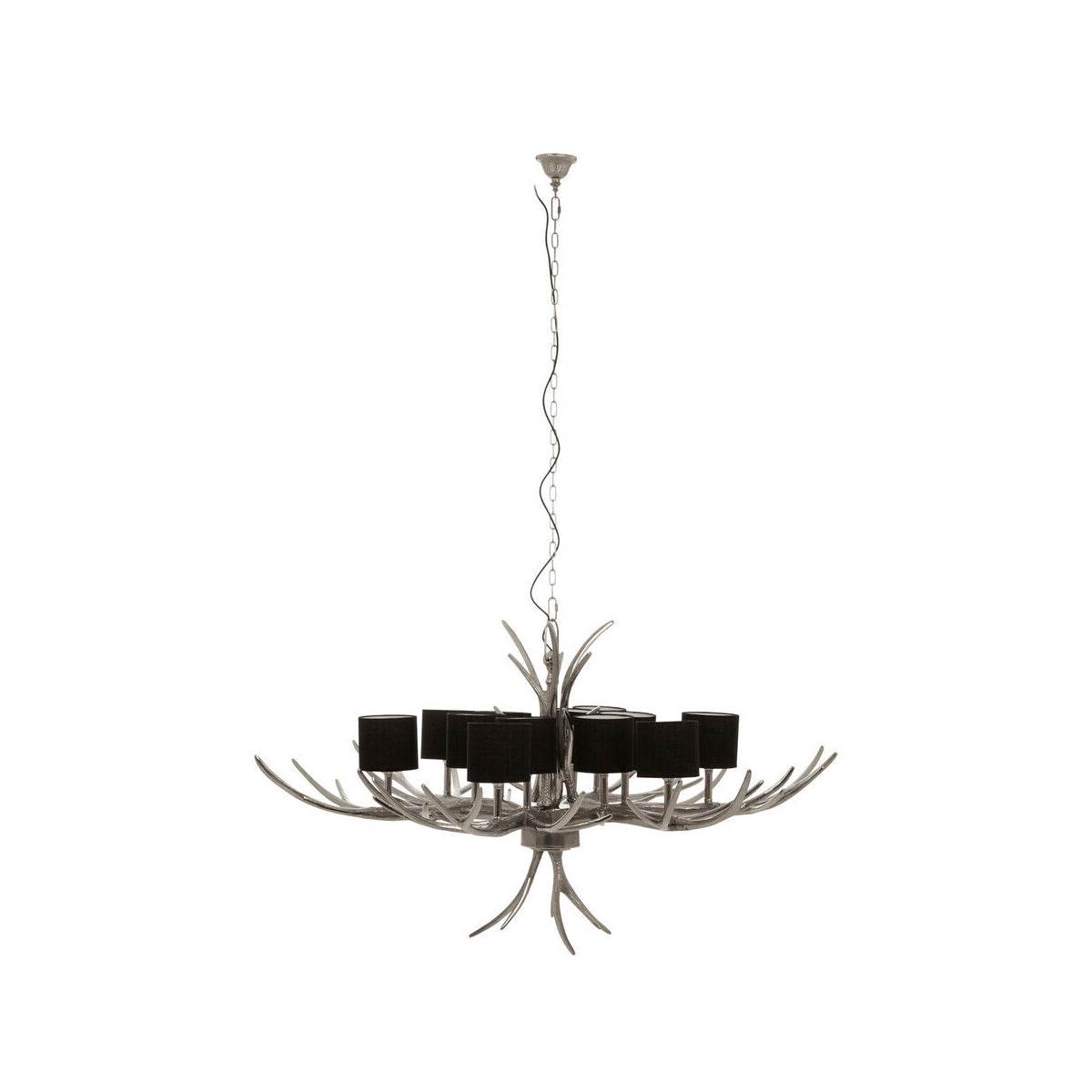 12 Shade Large Antler Chandelier - Orsina