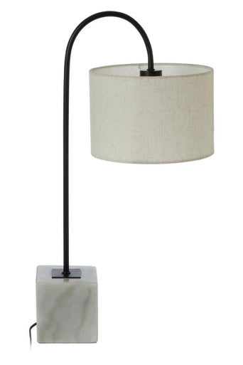 Murdoch Curved Table Lamp with Marble Base - Image 1