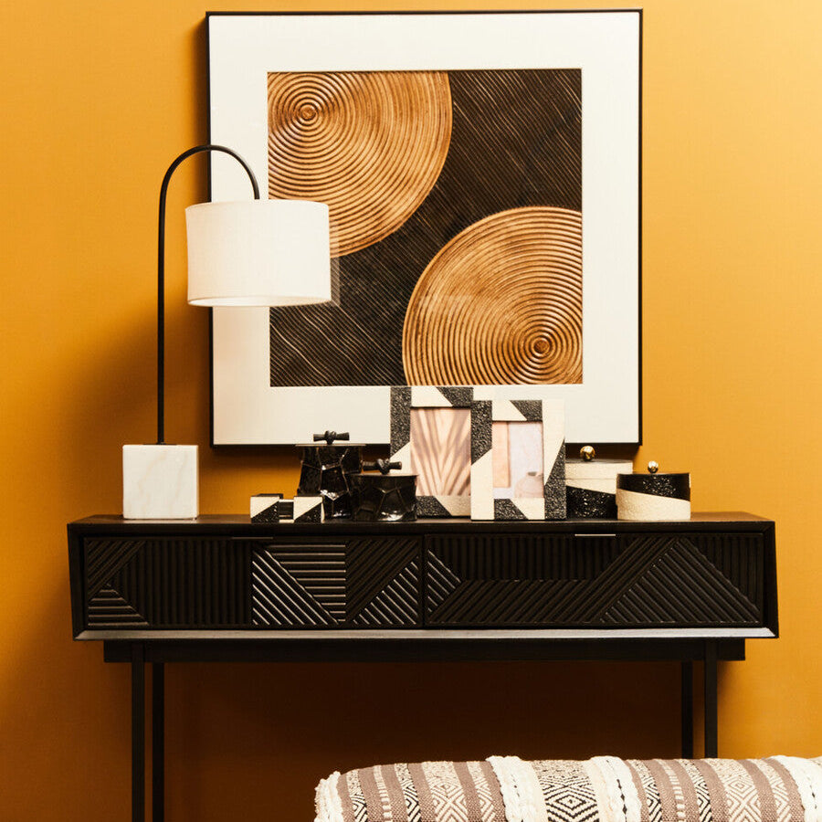 Murdoch Curved Table Lamp with Marble Base - Image 2