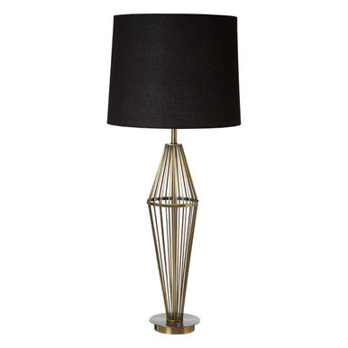 Reginald Antique Brass Table Lamp - Image 1