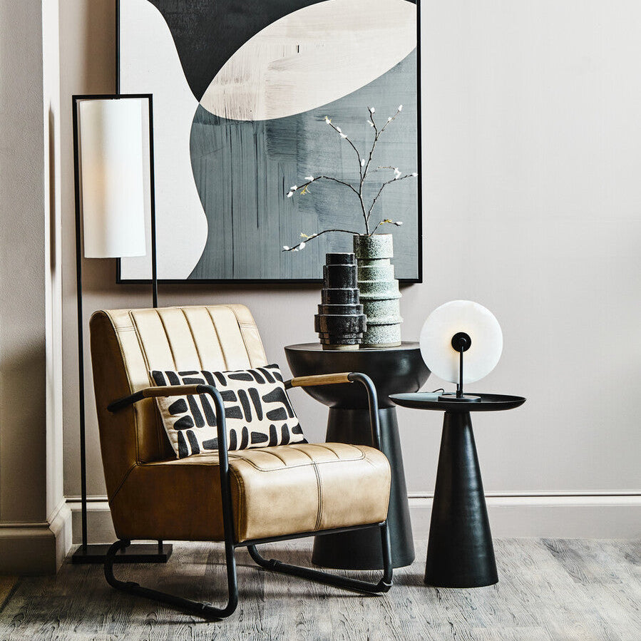Atkins Black Floor Lamp - Image 1