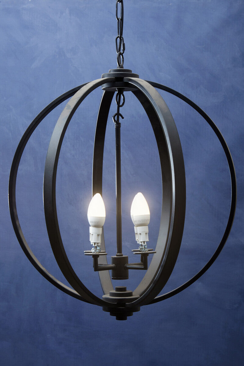 Censer Black Metallic Pendant Light - Image 2