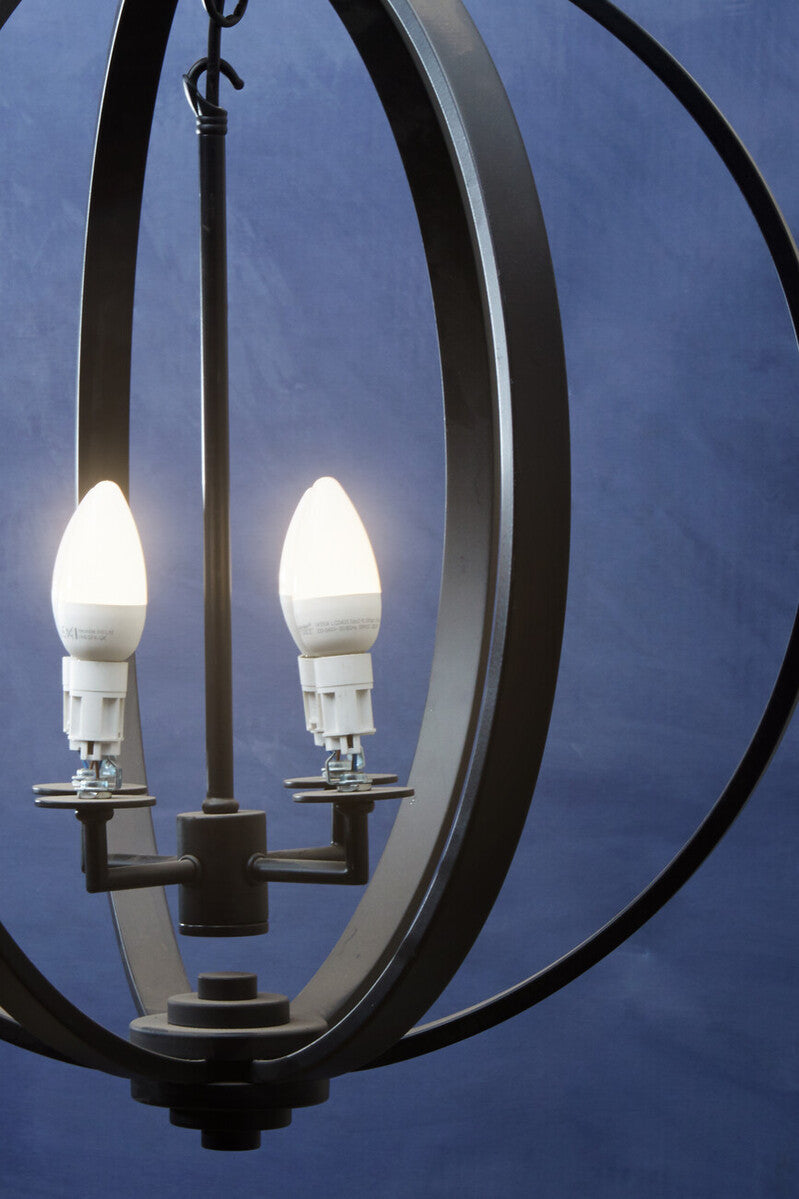 Censer Black Metallic Pendant Light - Image 3