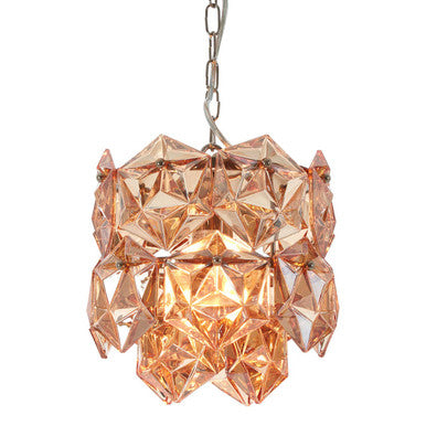 Rydello Small Amber Glass Chandelier - Image 3