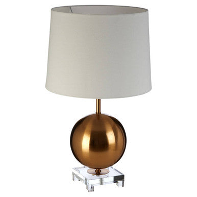 Zena Gold Sphere Table Lamp - Image 1