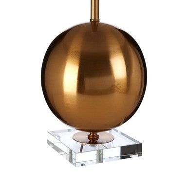 Zena Gold Sphere Table Lamp