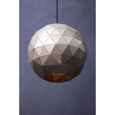 Mateo Medium Silver Finish Pendant Light - Image 4