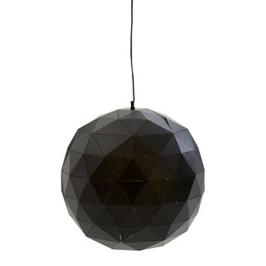 Mateo Large Black and Copper Pendant Light - Image 1