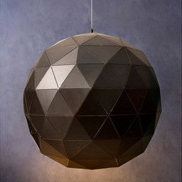 Mateo Large Black and Copper Pendant Light - Image 2