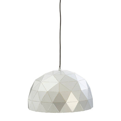 Mateo Small Silver Dome Pendant Light