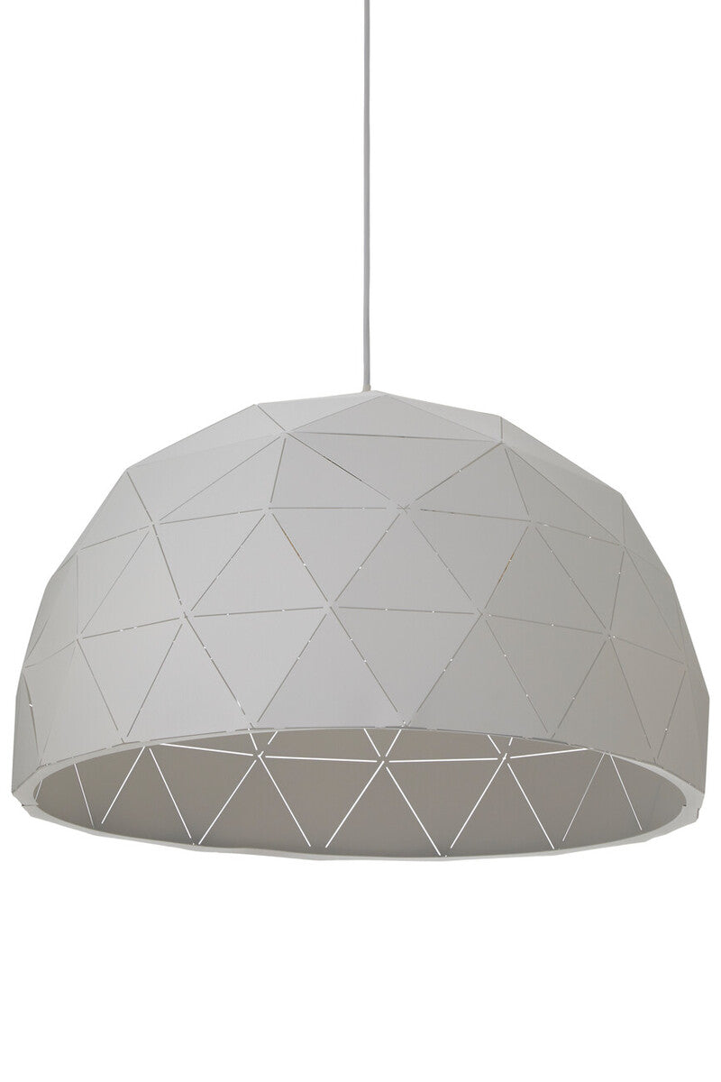 Mateo Large White Dome Pendant Light