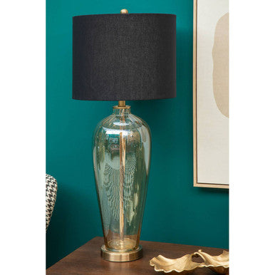 Carina Amber Glass Table Lamp - Image 2