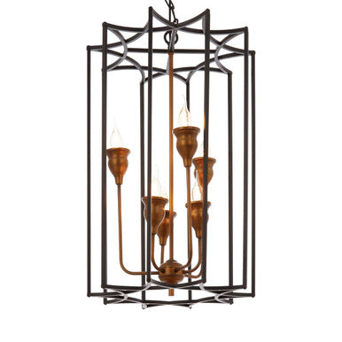 Allas 6 Bulb Pendant Light - Image 4