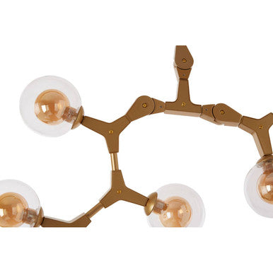 Abira 12 Arm Gold Finish Pendant Light - Image 4