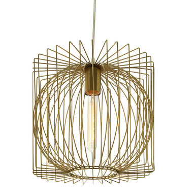 Aselo Gold Finish Pendant Lamp