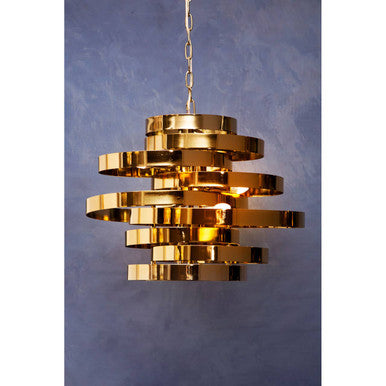 Alana 4 Bulb Gold Finish Pendant Light - Image 4