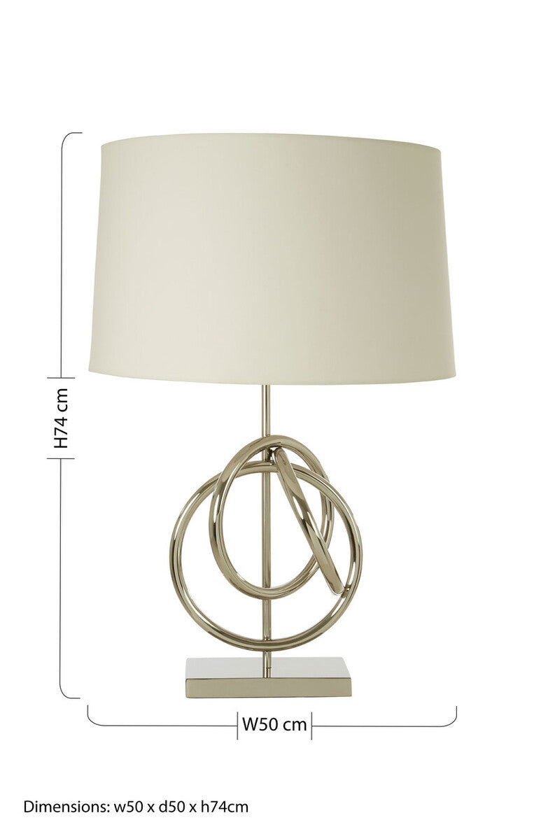 Skye Table Lamp with Banded Base
