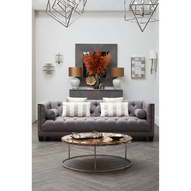 Salasco 3 Tier Nickel Finish Glass Wall Light