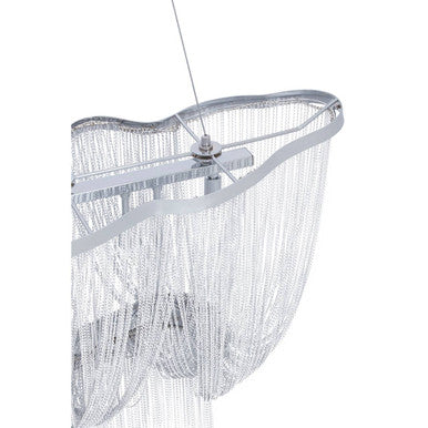 Lerici 6 Light Chrome Pendant Light