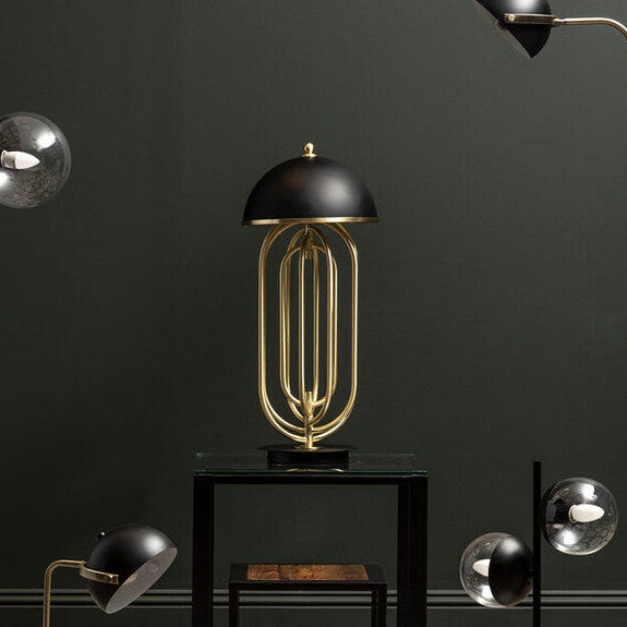 Metropolis Table Lamp With Black Shade - Image 2