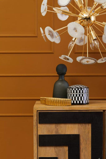 Glamour Gold and Agate 12 Light Ceiling Light - Image 2