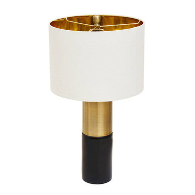 Edgar Black Marble and Gold Table Lamp