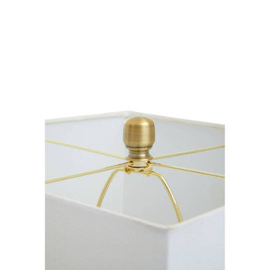 Eleri Gold Glass Table Lamp with Brushed Gold Base - Image 7