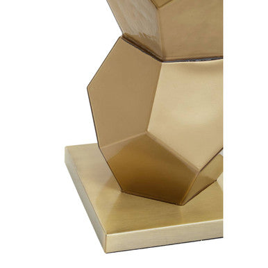 Eleri Gold Glass Table Lamp with Brushed Gold Base - Image 8