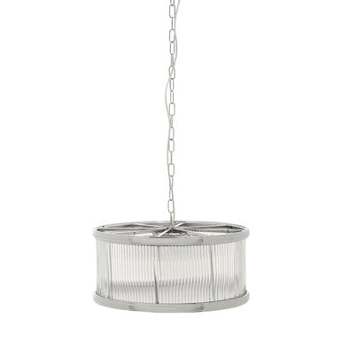 Kensington Townhouse Nickel Pendant Light