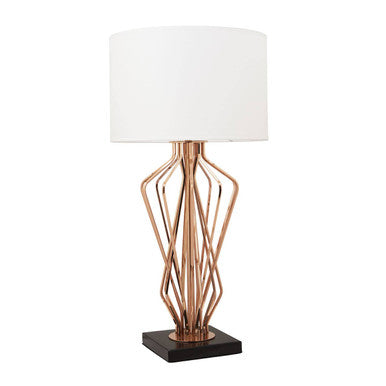 Kensington Townhouse White Shade Table Lamp - Image 1
