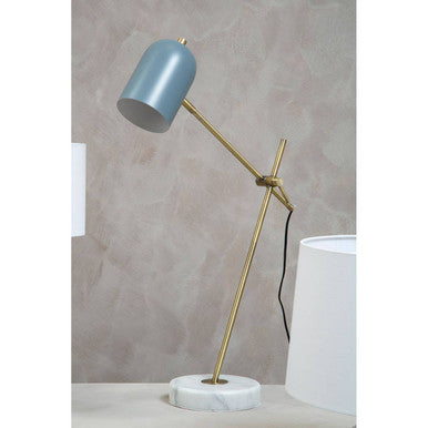 Newton Grey Shade Desk Lamp