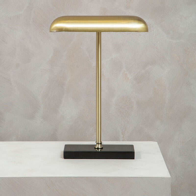 Newton Brass Finish Desk Lamp - Image 2