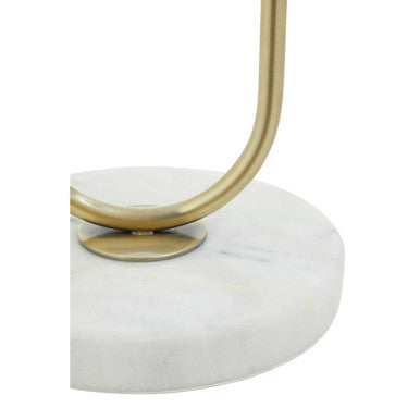 Nolan White Fabric Shade Table Lamp - Image 9