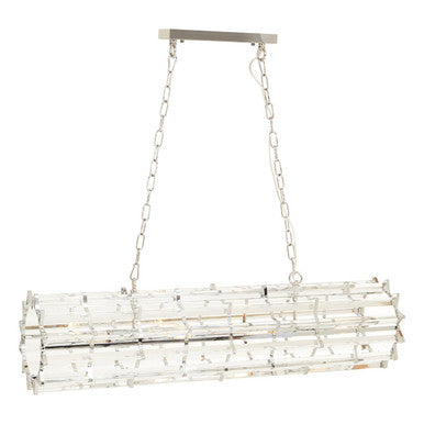 Karli Chrome Eight Bulb Pendant Light