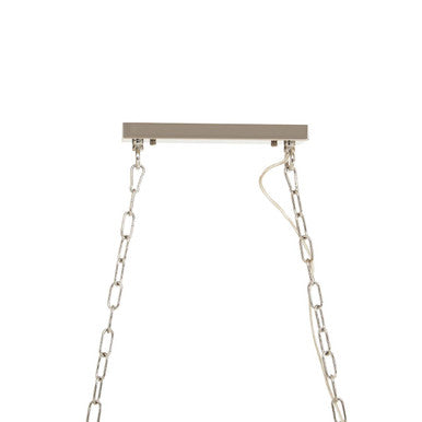 Karli Chrome Eight Bulb Pendant Light