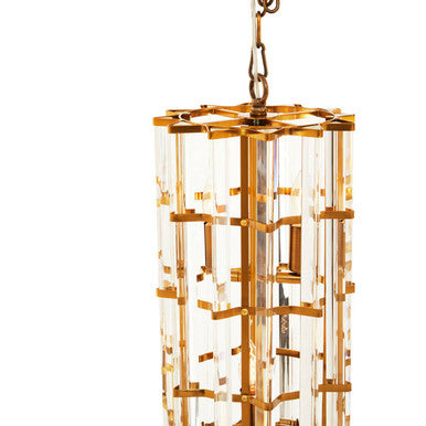 Karli Brass Finish Small Vertical Light