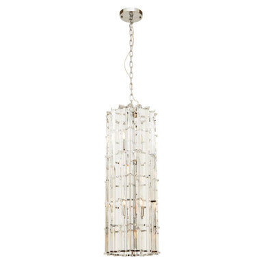 Karli Glass And Chrome Finish Vertical Light - Image 1