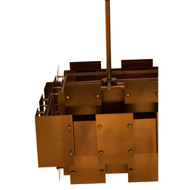 Karlo Metal Brass Finish Pendant Light With Eight Bulbs - Image 5
