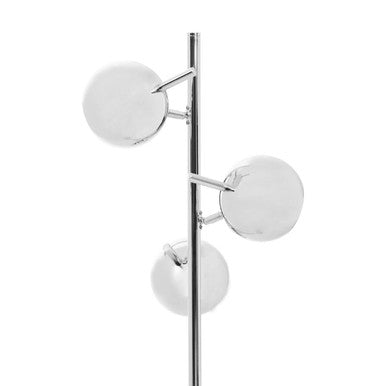 Karter Chrome Finish Floor Lamp With Three Lights - Image 7