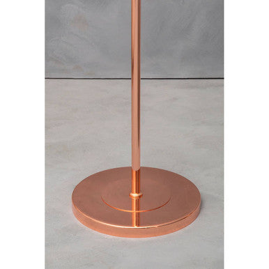 Karter Copper Finish Floor Standing Lamp With Three Lights