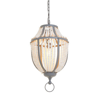 Lapiz White Grey Chandelier