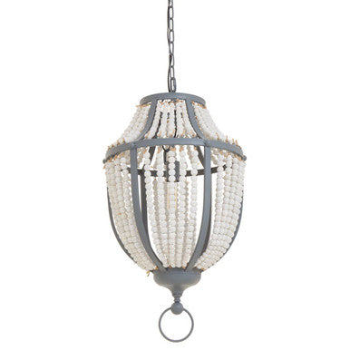Lapiz White Grey Chandelier