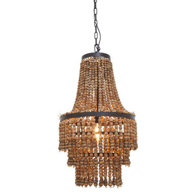 Lapiz Wood Chandelier - Image 4